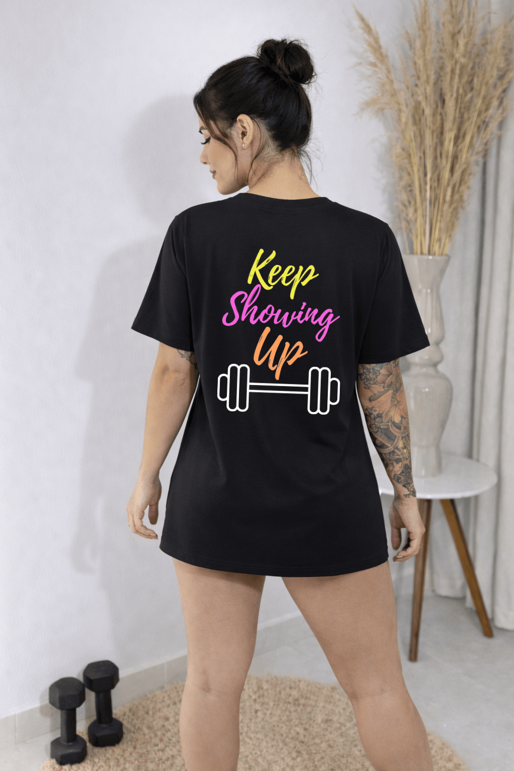 Camisetão Feminino Oversized - Keep Showing Up