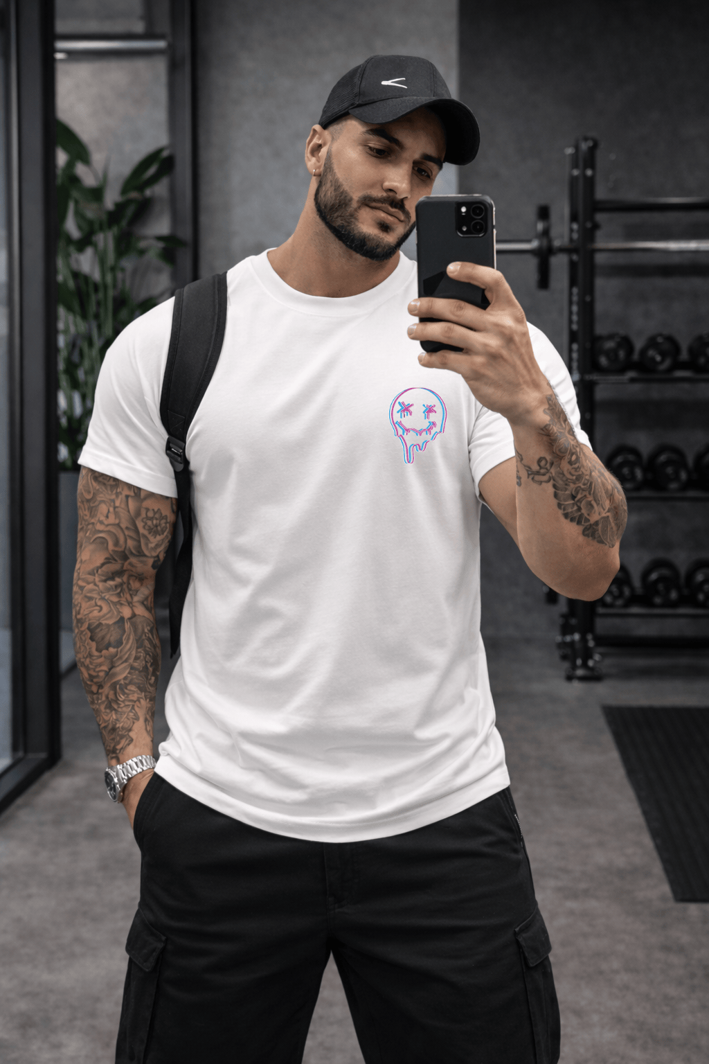 Camiseta Masculina Premium Manga Curta Tradicional - Streetwear - Drip Face