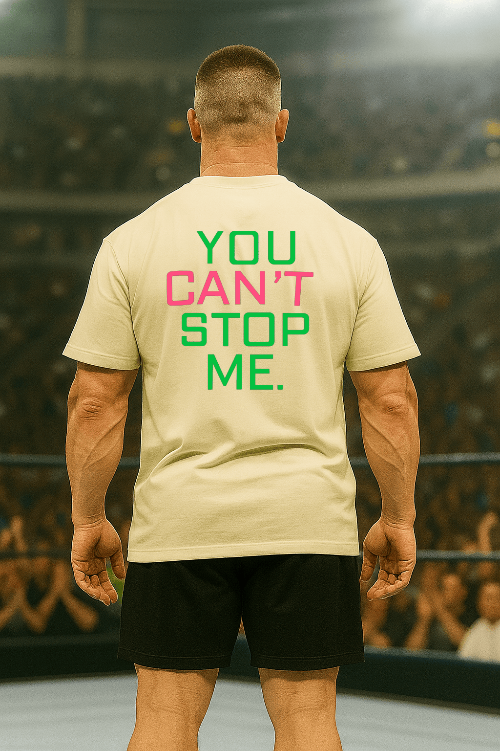 Camiseta Oversized Masculina “YOU CAN’T STOP ME.