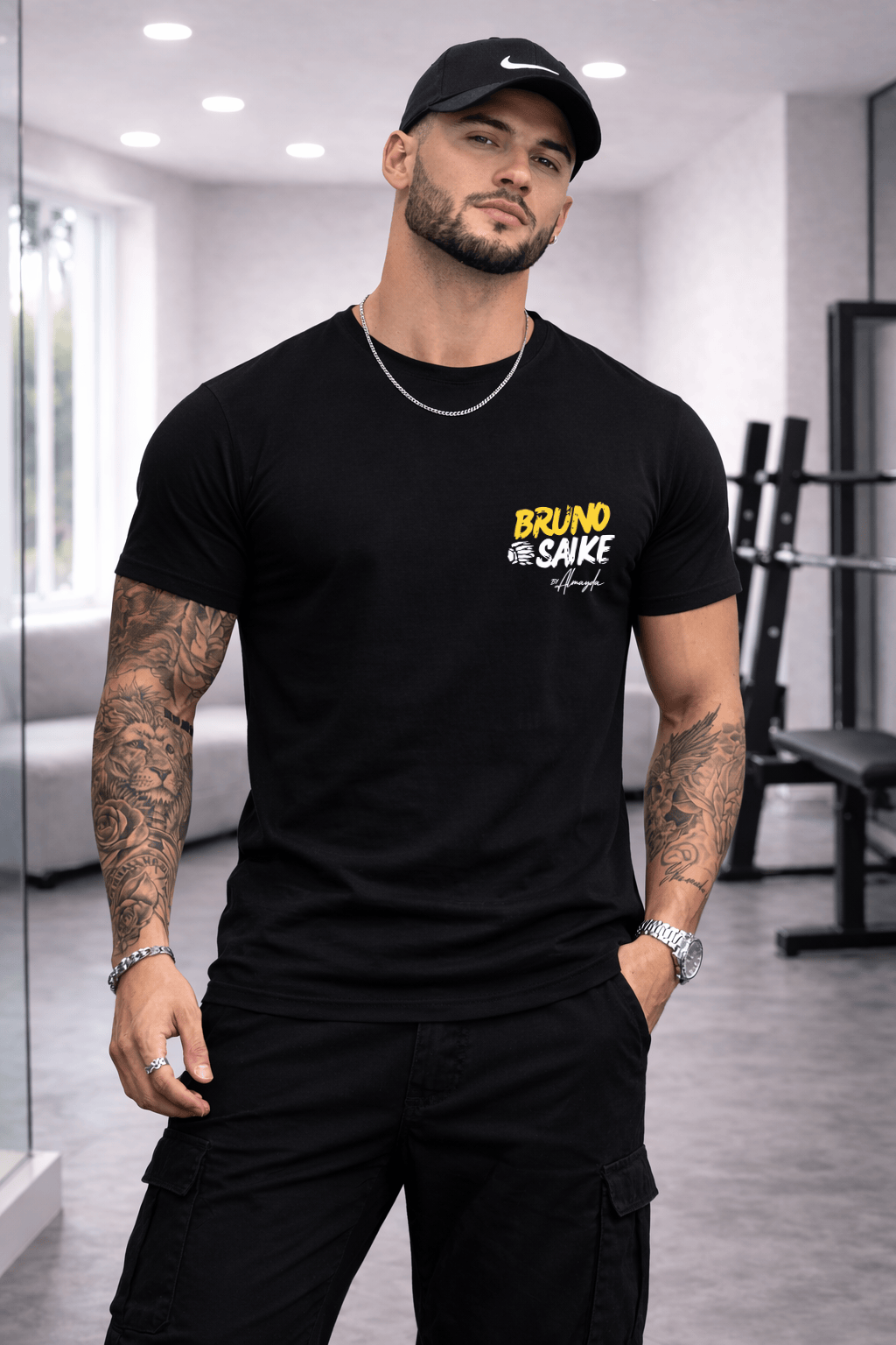 Camiseta Tradicional Manga Curta Bruno Saike by Almayda