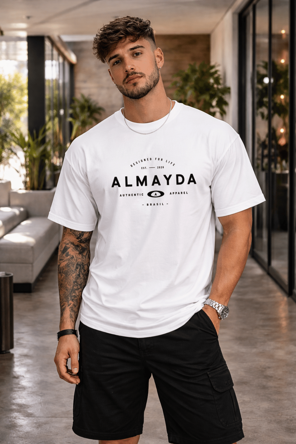 Camisetão Masculino Oversized - Lançamento Almayda Authentic Apparel