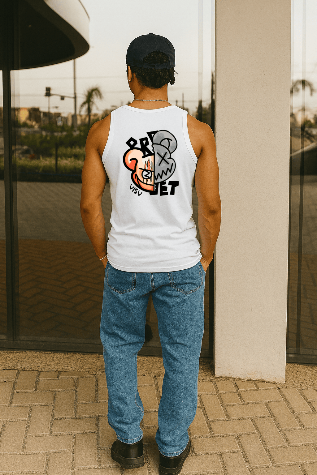 Camiseta Regata Masculina - Urso Bear | Streetwear Casual