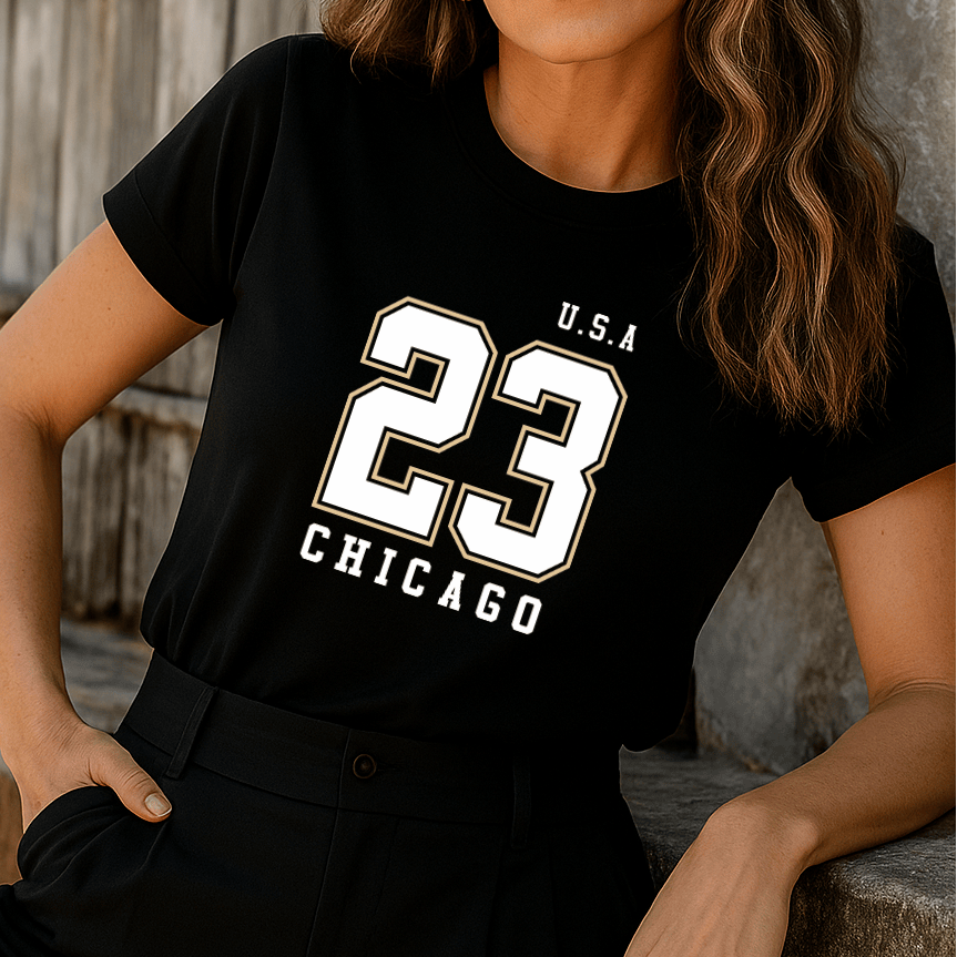 Camiseta Premium Feminina | U.S.A 23 Chicago