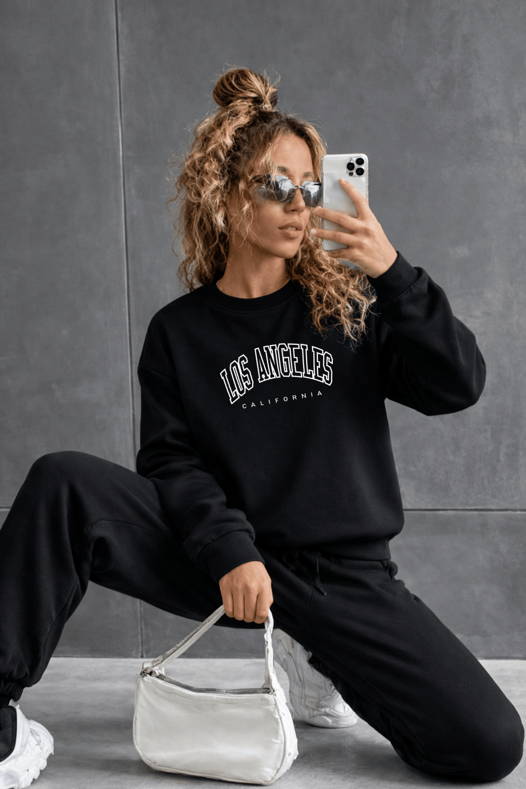 Moletom Feminino Careca - Los Angeles California