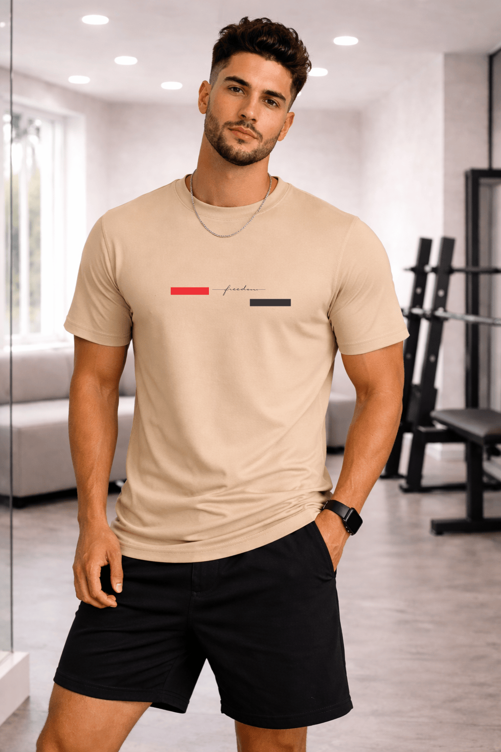 Camiseta Masculina Premium Manga Curta Tradicional  - Freedom