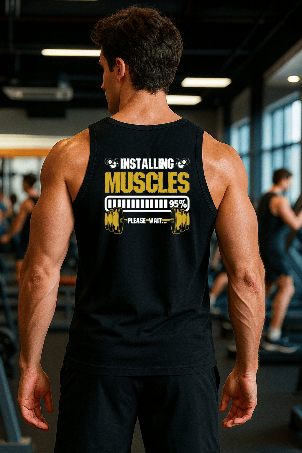 Camiseta Regata Masculina - Installing Muscles