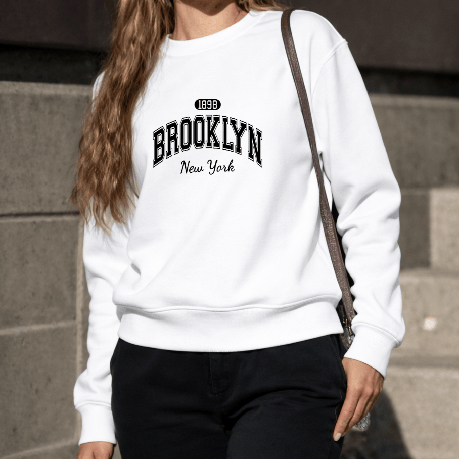 Moletom Feminino Careca - Brooklyn New York