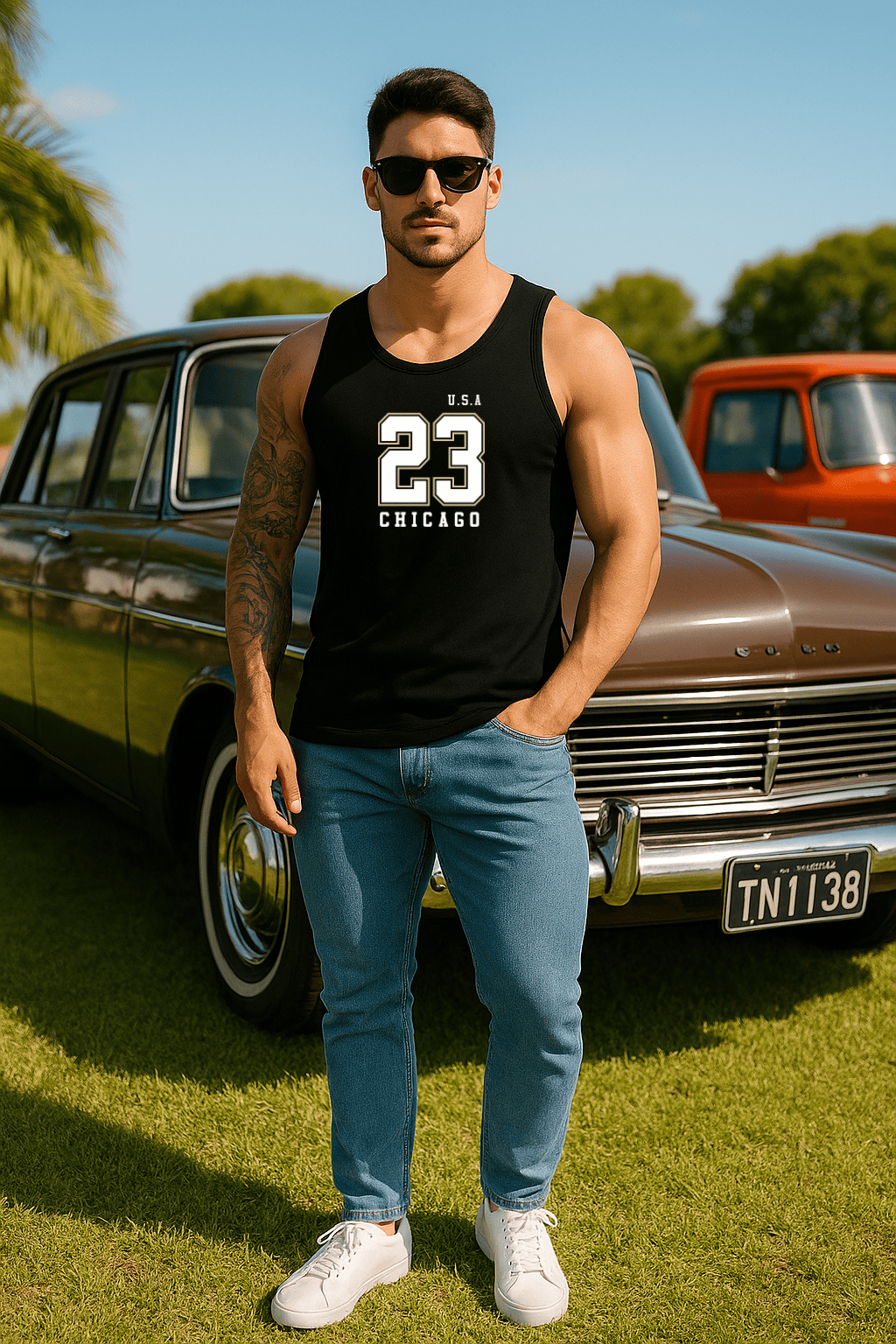 Camiseta Regata Masculina - U.S.A 23 Chicago