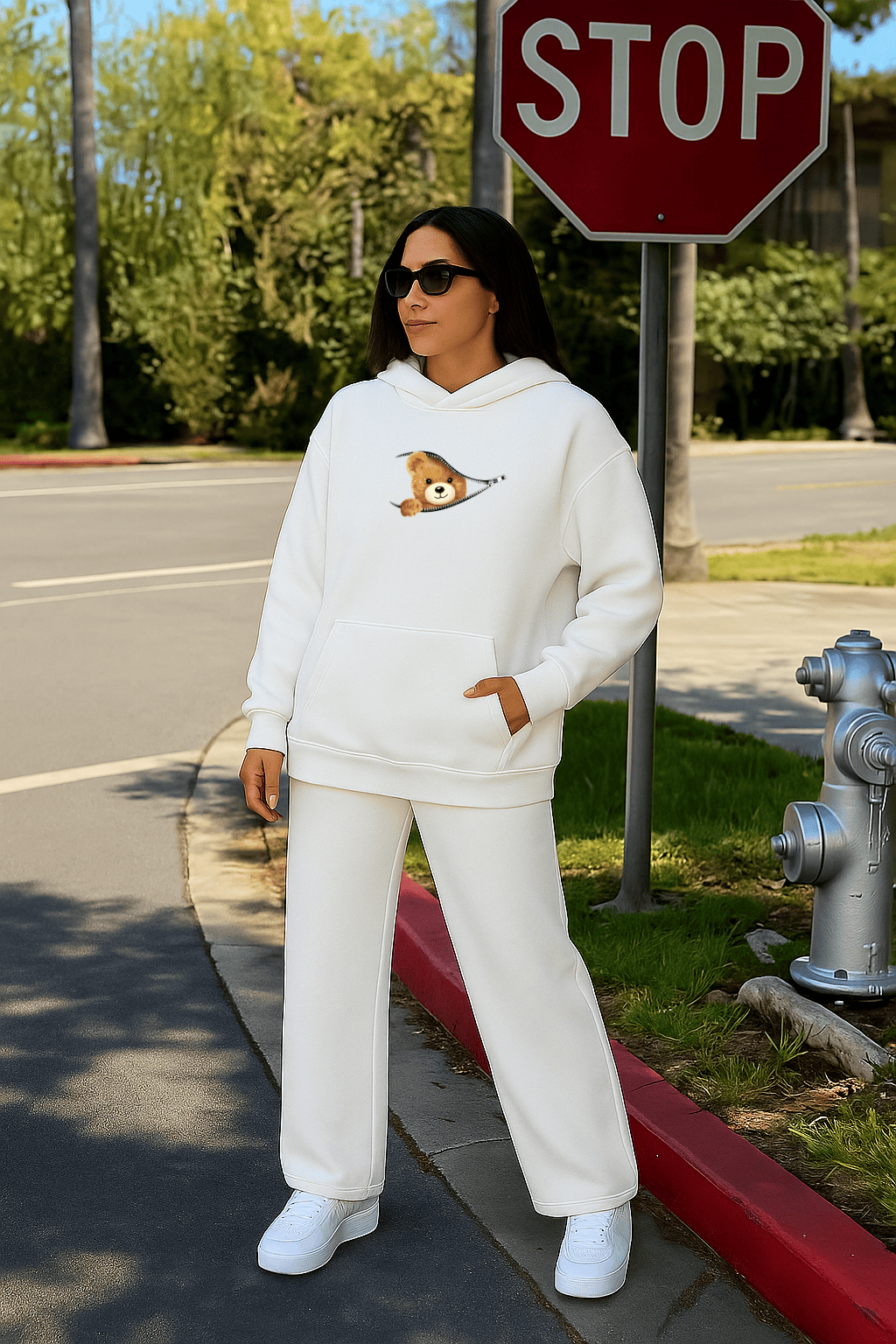 Moletom Feminino Canguru - Sweet Bear