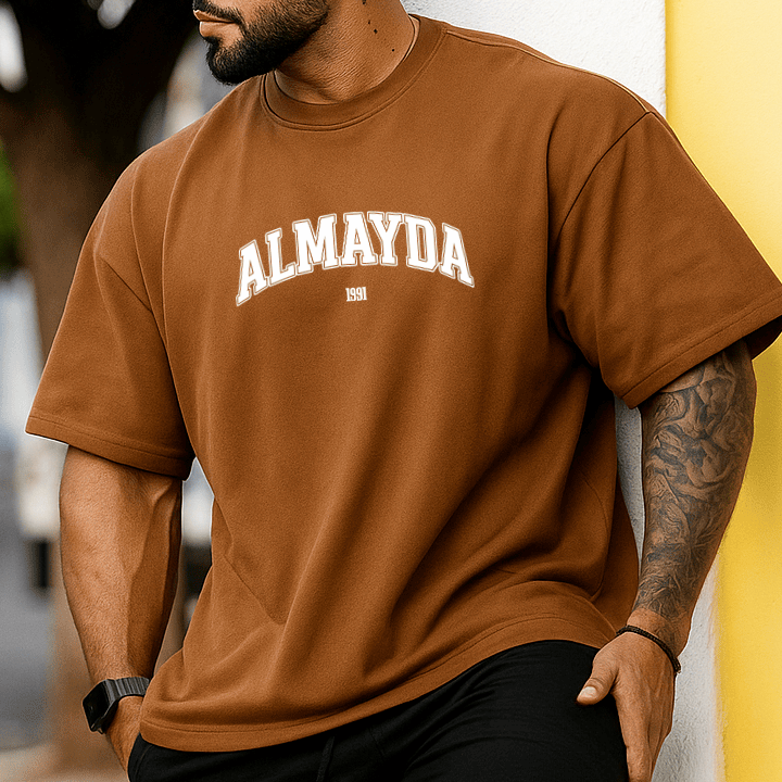 Camiseta Oversized Masculina Premium - Almayda 1991