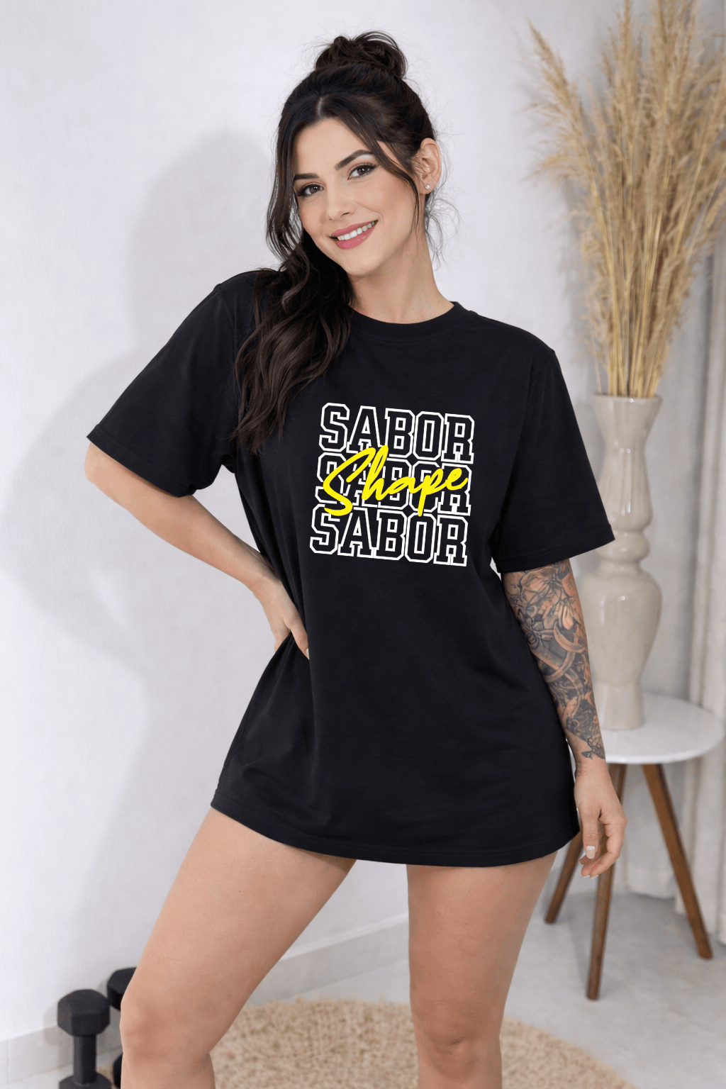 Camisetão Feminino Oversized - Sabor Shape