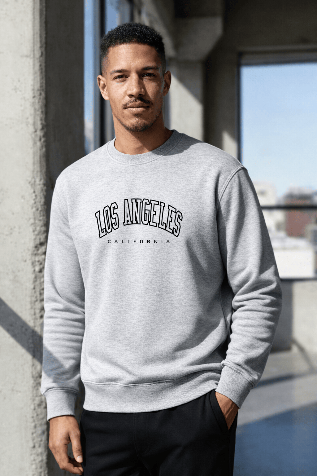 Moletom Masculino Careca - Los Angeles California