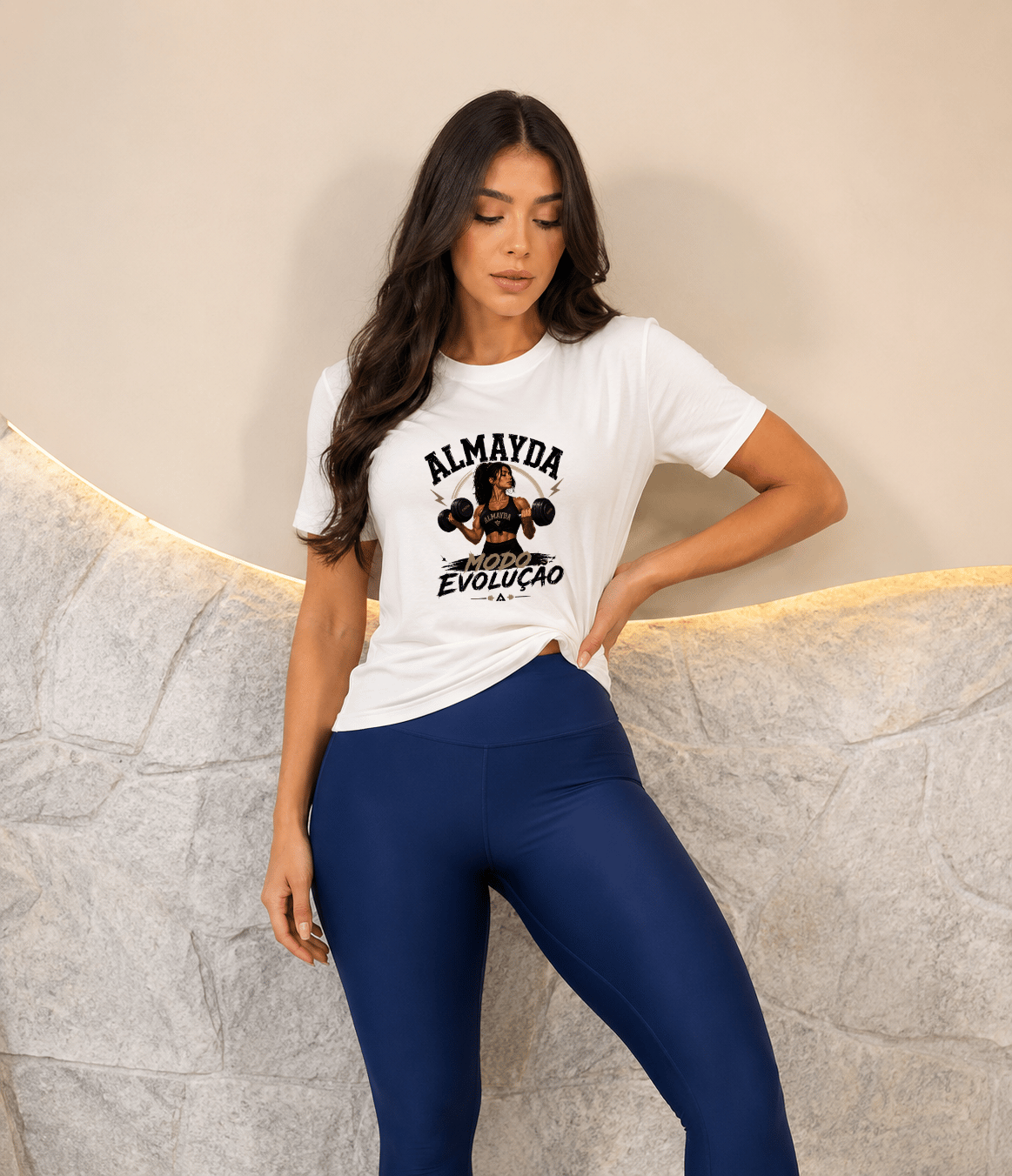 Camiseta Feminina Tradicional Manga Curta -  Almayda Evolution Mode