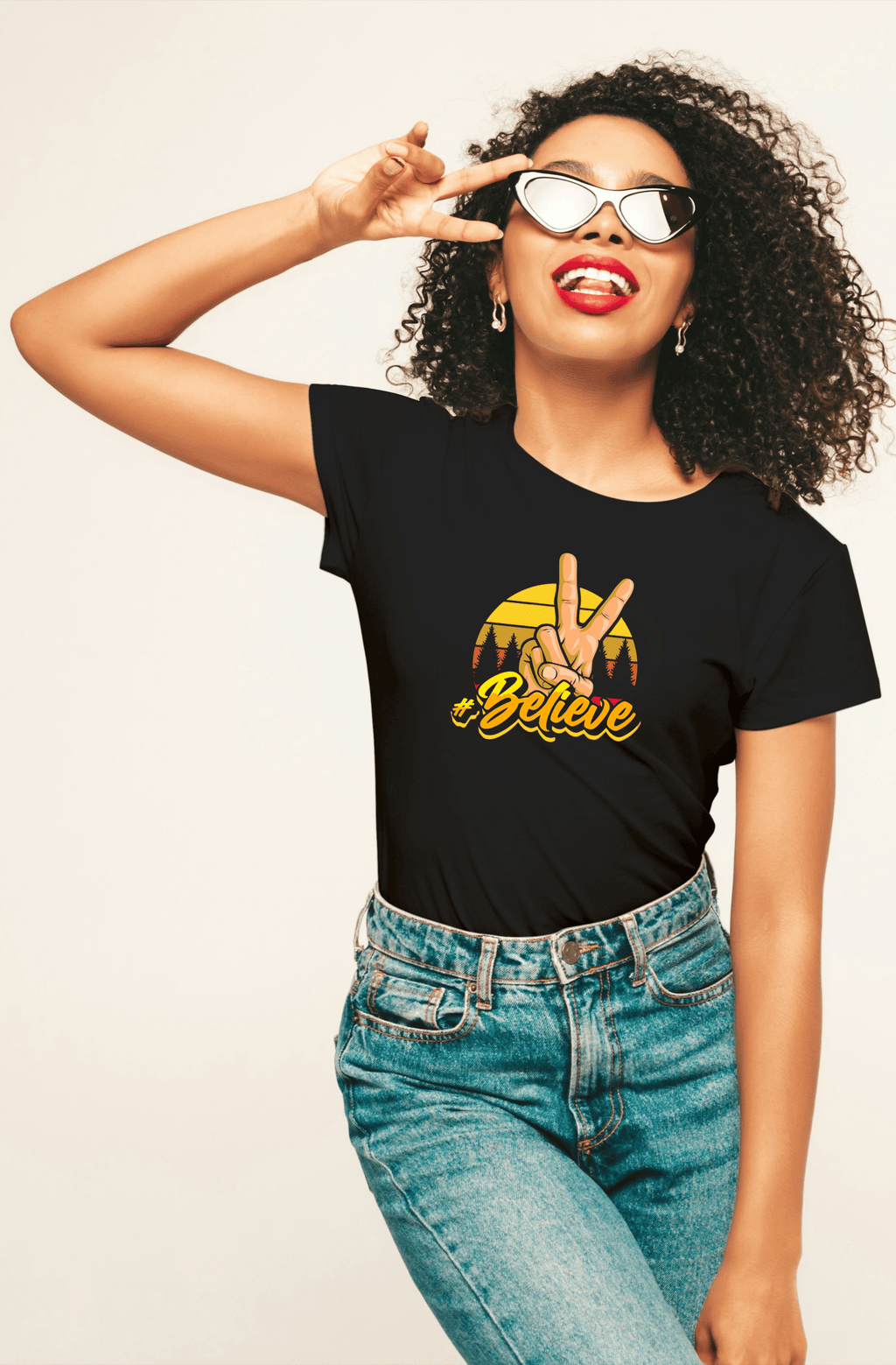 Camiseta Premium Feminina | Retrô Believe