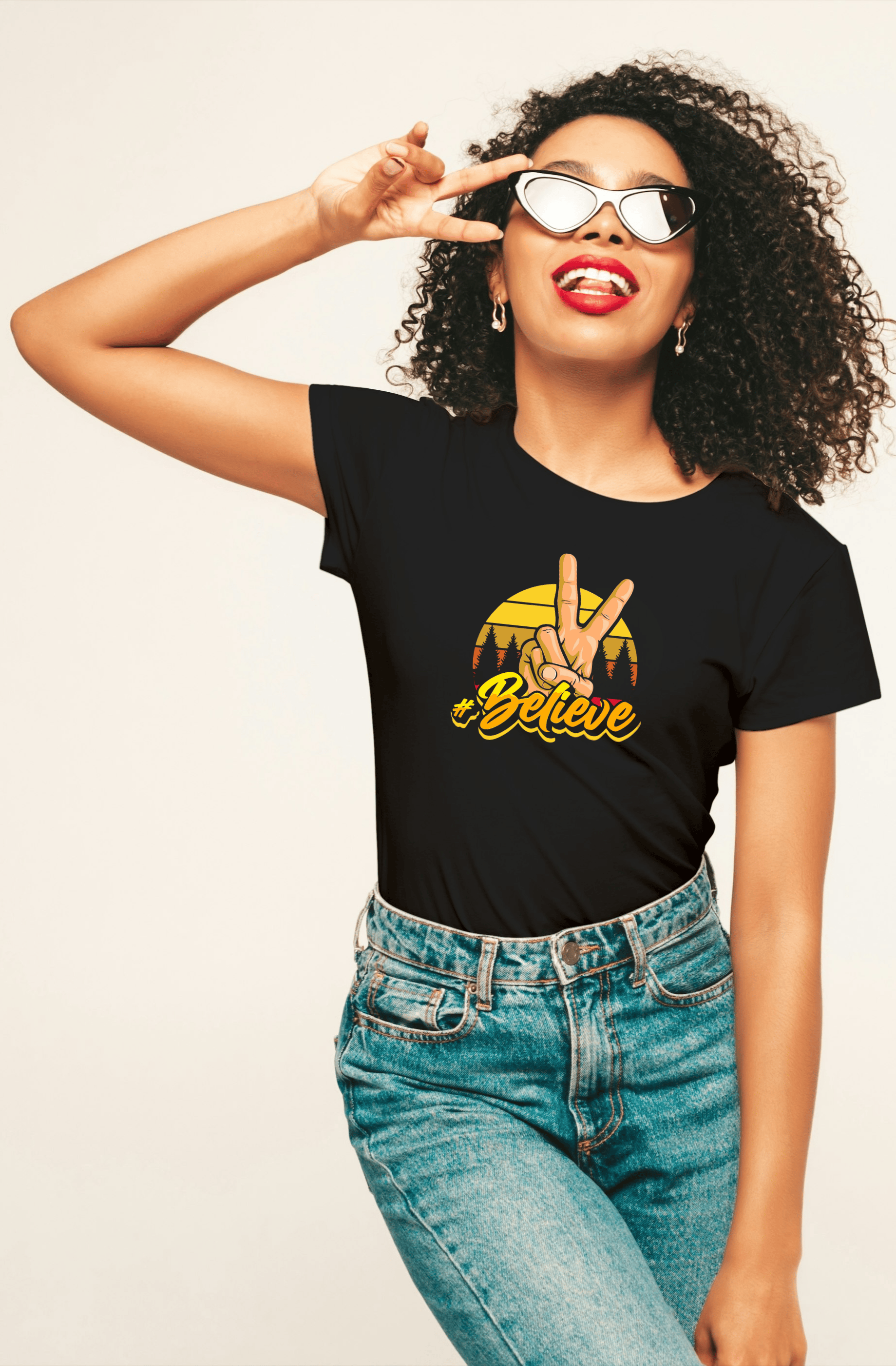 Camiseta Premium Feminina | Retrô Believe