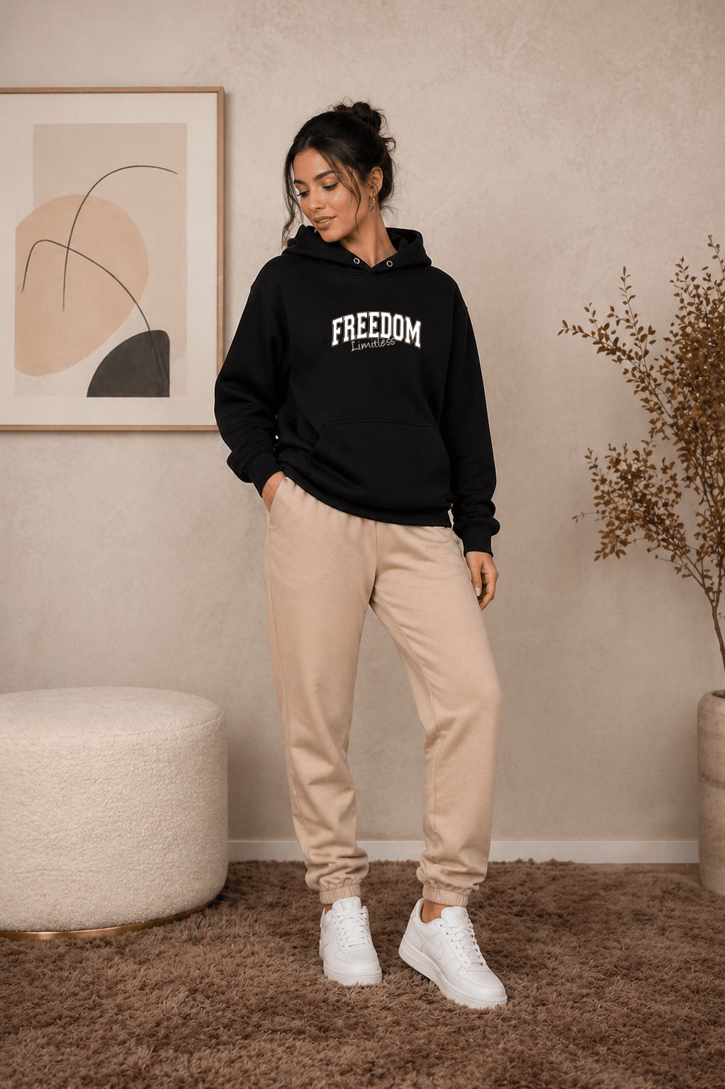 Moletom Feminino Canguru - Freedom Limitless