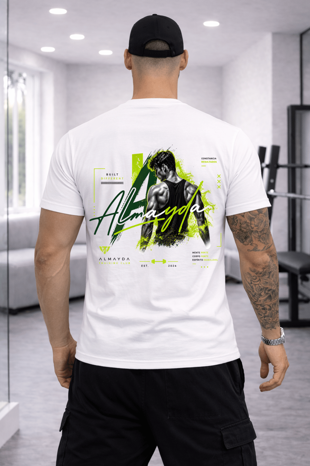 Camiseta Masculina Tradicional Manga Curta - Almayda Strong Mind