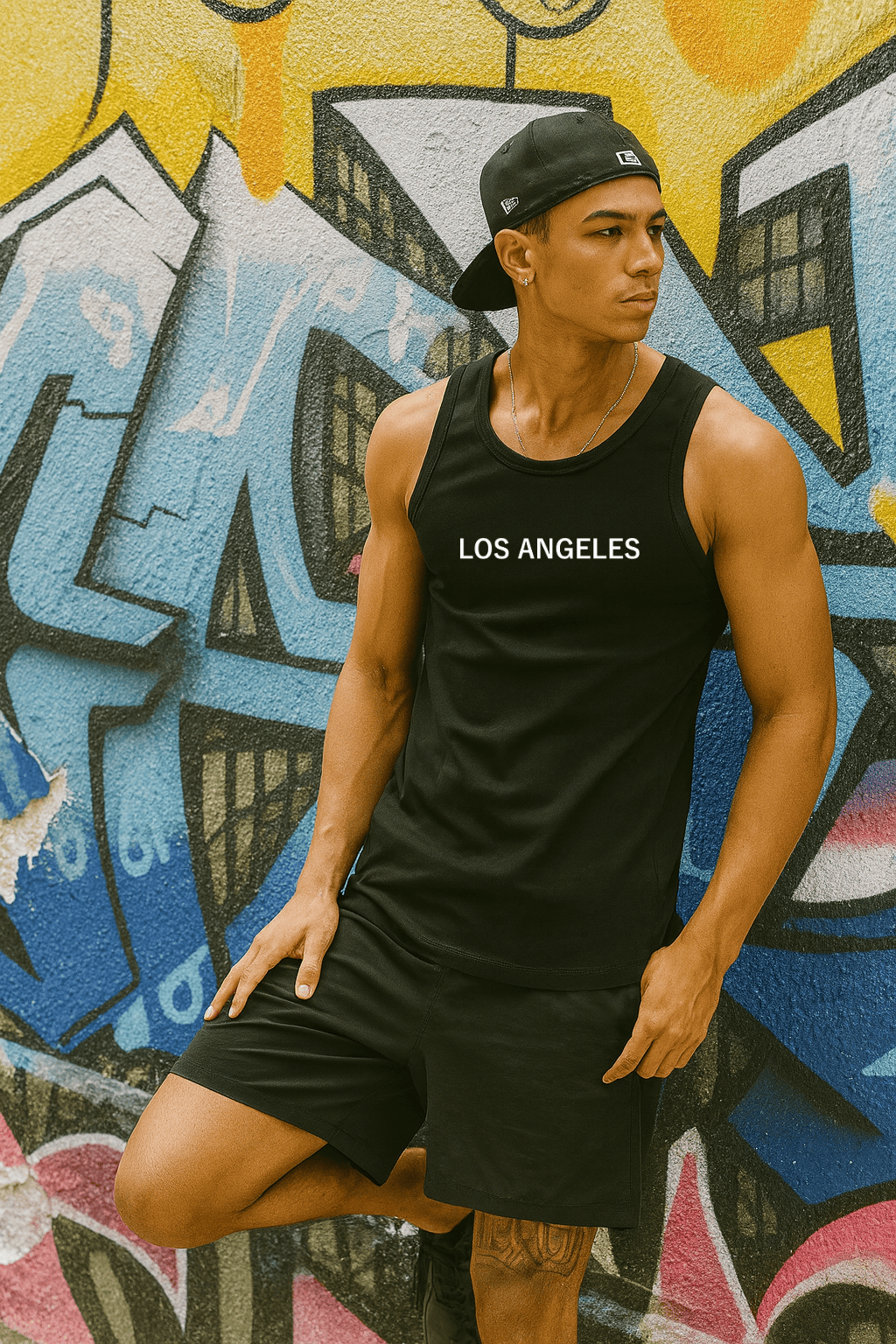 Camiseta Regata Masculina - Los Angeles | Streetwear Casual