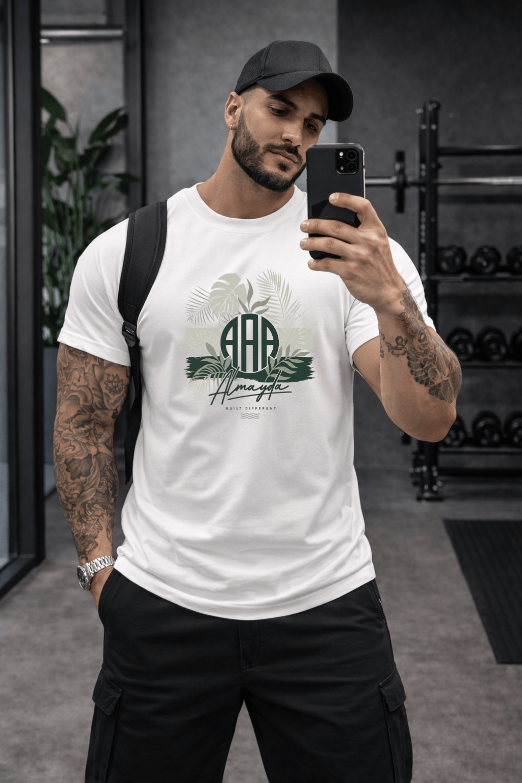 Camiseta Masculina Manga Curta - Almayda Tropical Premium