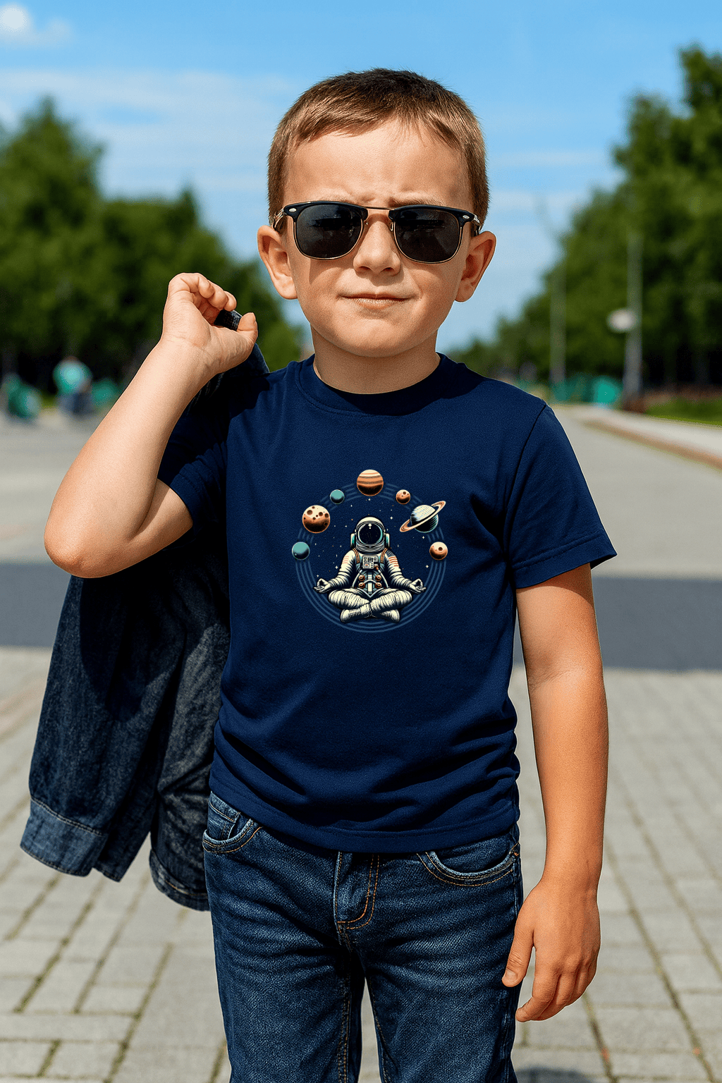 Camiseta Infantil Masculina - Space