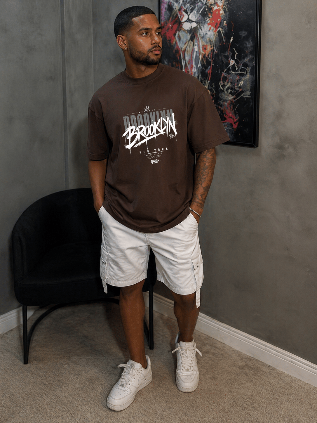Camisetão Oversized Masculino - Almayda Crown District