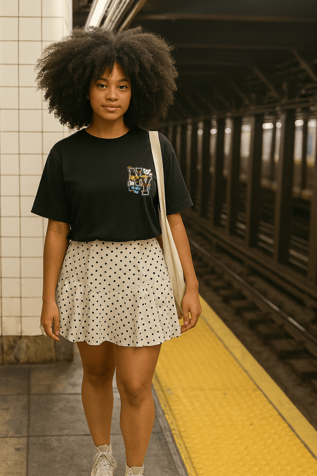 Camiseta Basica Feminina -  NY Graf