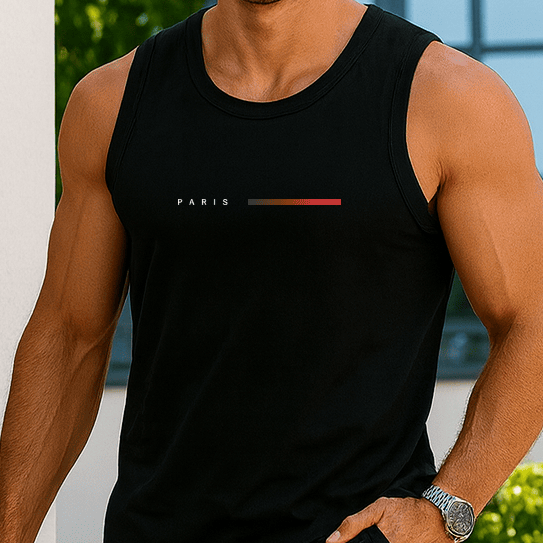 Camiseta Regata Masculina - Paris | Streetwear Casual