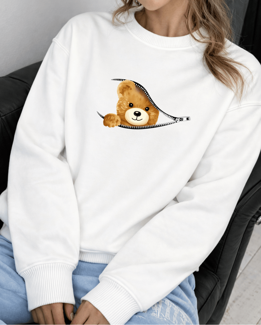 Moletom Feminino Careca - Sweet Bear