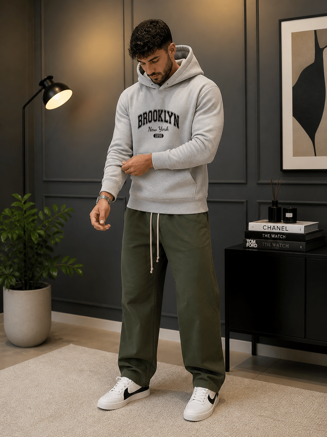 Moletom Masculino Canguru - BROOKLYN NEW YORK