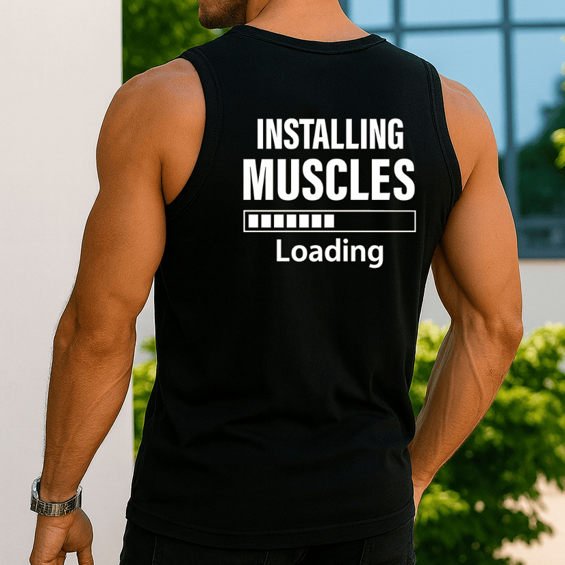 Camiseta Regata Masculina - Installing Muscles Loading