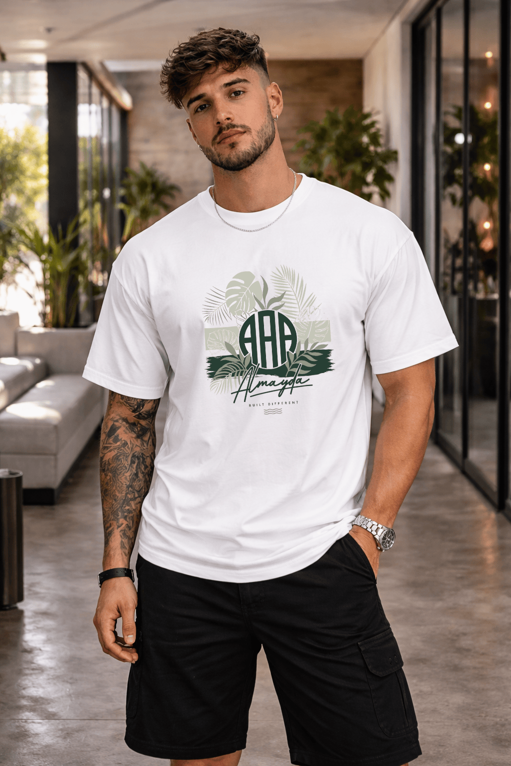 Camisetão Masculino Oversized - Almayda Tropical Signature