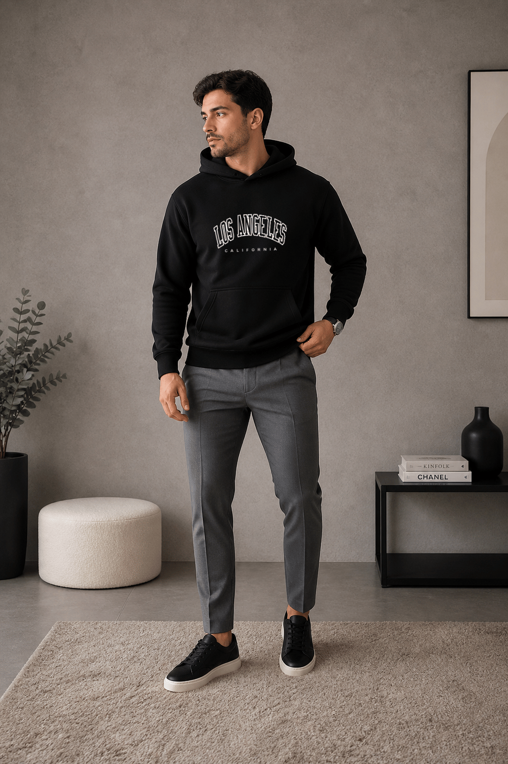 Moletom Masculino Canguru - Los Angeles Califórnia