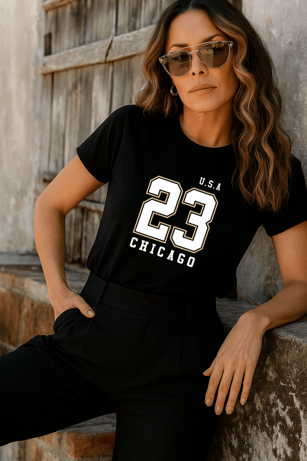 Camiseta Premium Feminina | U.S.A 23 Chicago