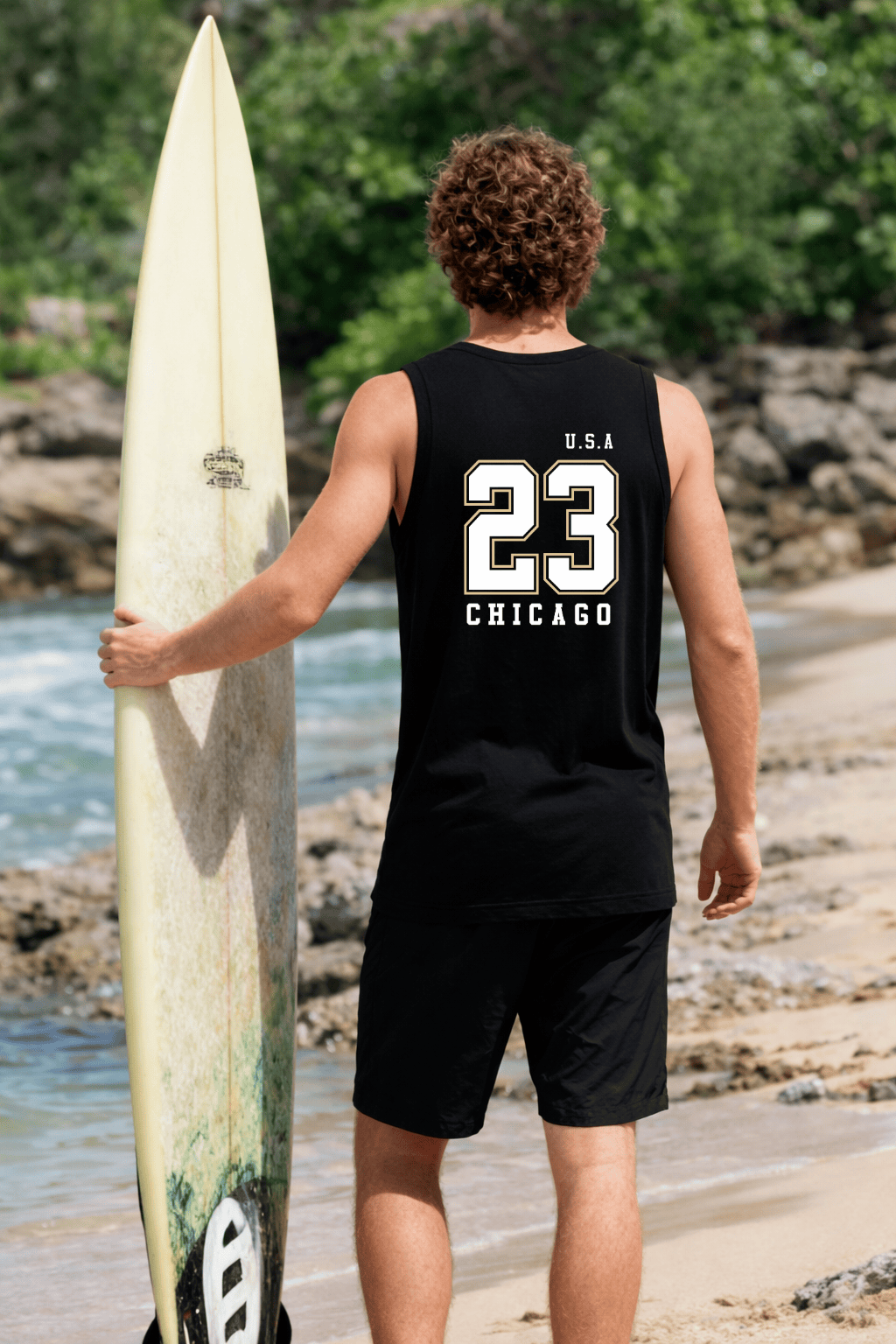 Camiseta Regata Masculina - USA 23 Back Force | Streetwear Casual