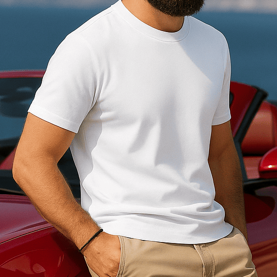 Camiseta Masculina Lisa - Premium