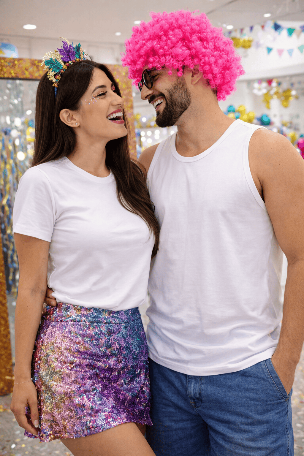 Camiseta Regata Masculina - “Tenho Uma Esposa Muito Doida” | Carnaval | Conforto Premium
