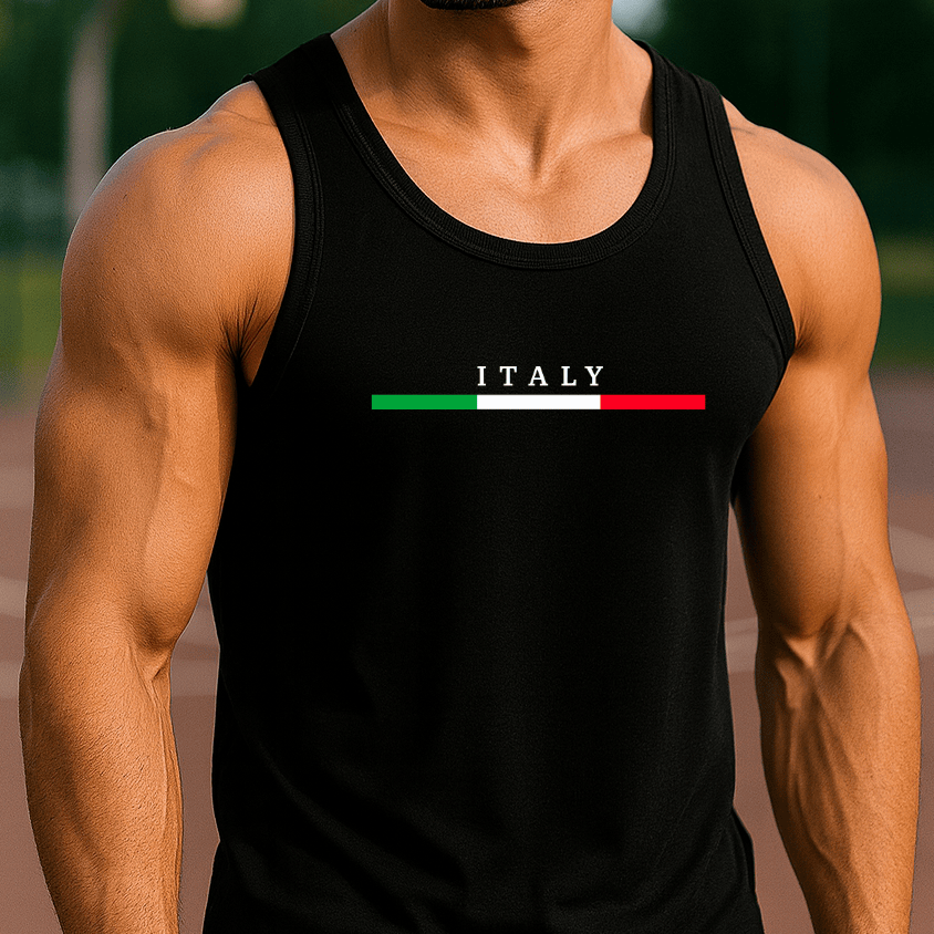 Camiseta Regata Masculina - Italy | Streetwear Casual