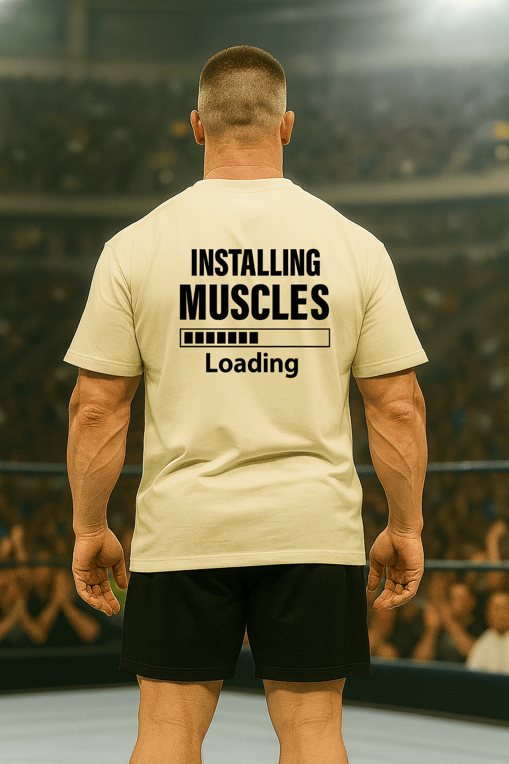 Camiseta Oversized Masculina - Installing Muscles