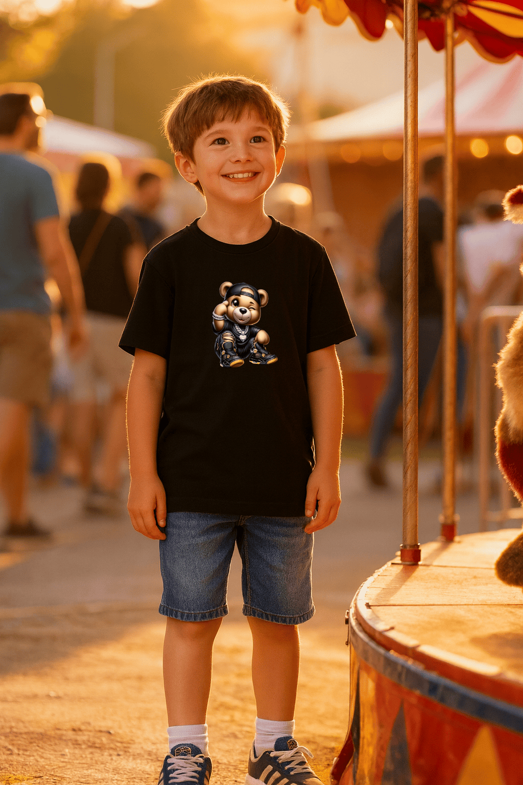 Camiseta Infantil Masculina - Cool Bear Street