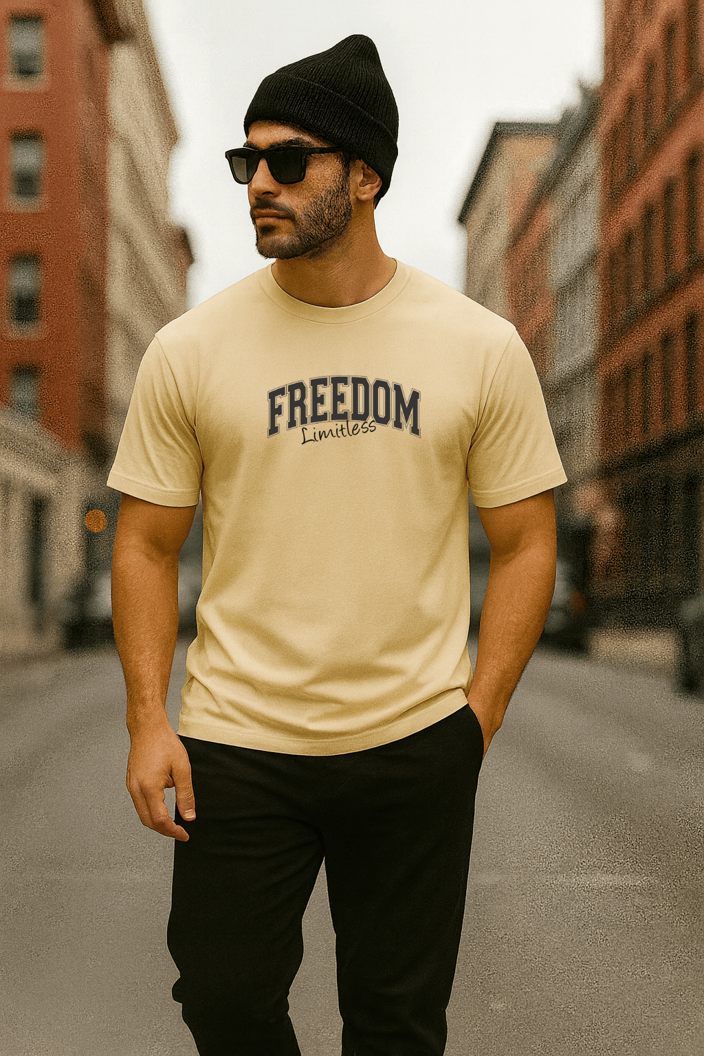Camiseta Masculina Premium | Estampa - Freedom Limitles