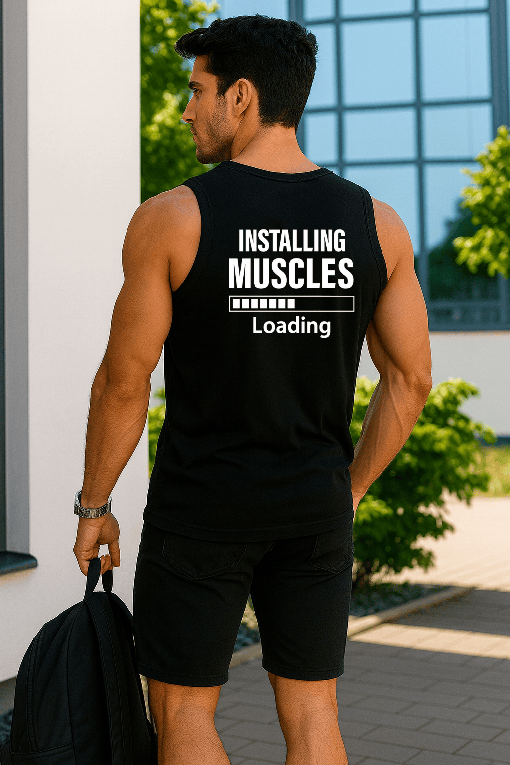 Camiseta Regata Masculina - Installing Muscles Loading
