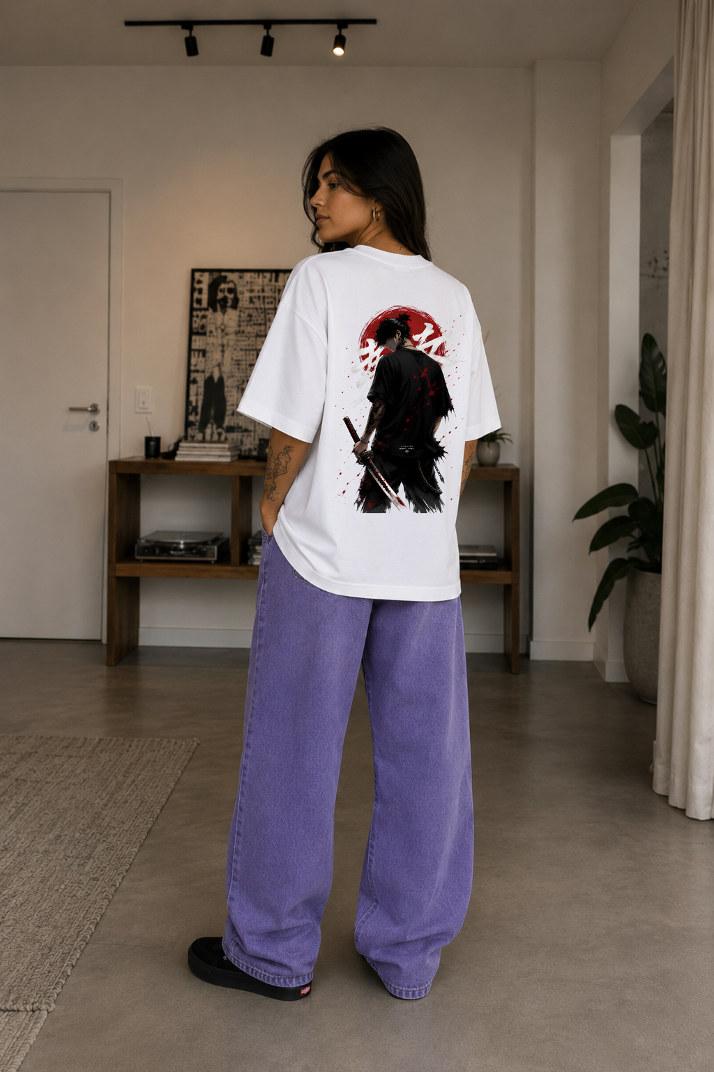 Camisetão Feminino Oversized Almayda - Shadow Ronin