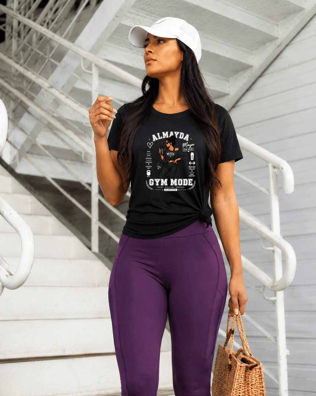 Camiseta Feminina Tradicional Manga Curta -  Almayda Gym Mode