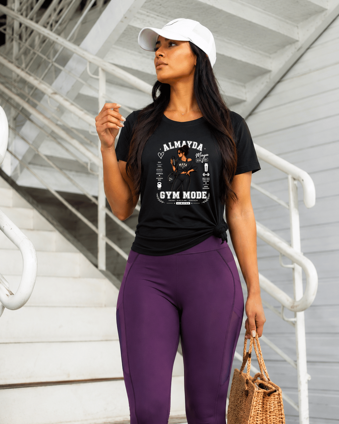 Camiseta Feminina Tradicional Manga Curta -  Almayda Gym Mode