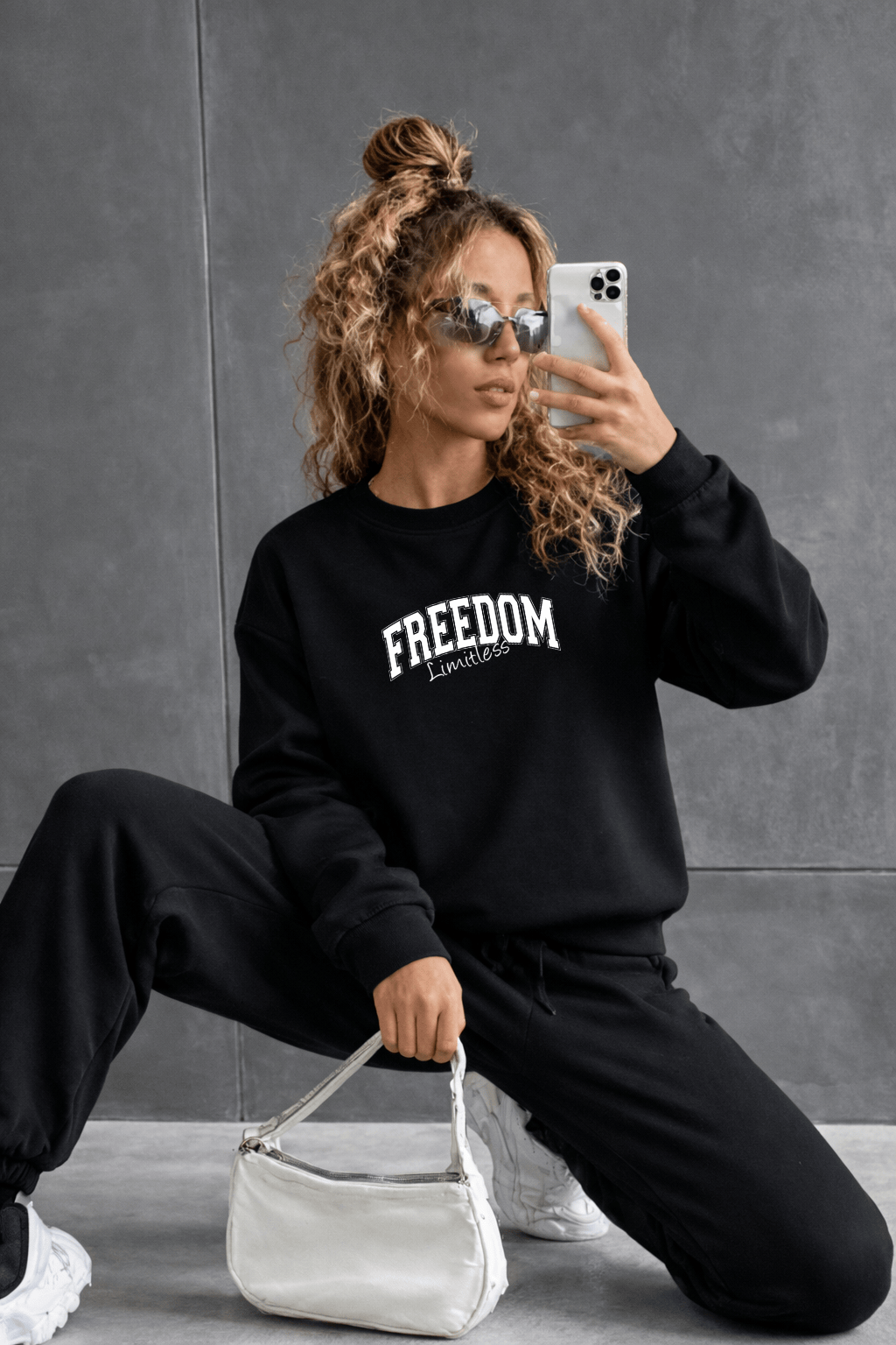 Moletom Feminino Careca - Freedom Limitless