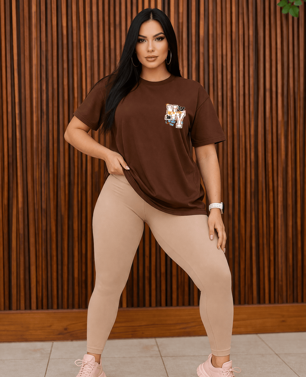 Camiseta Basica Feminina Premium Manga Curta Tradicional   -  NY Graf