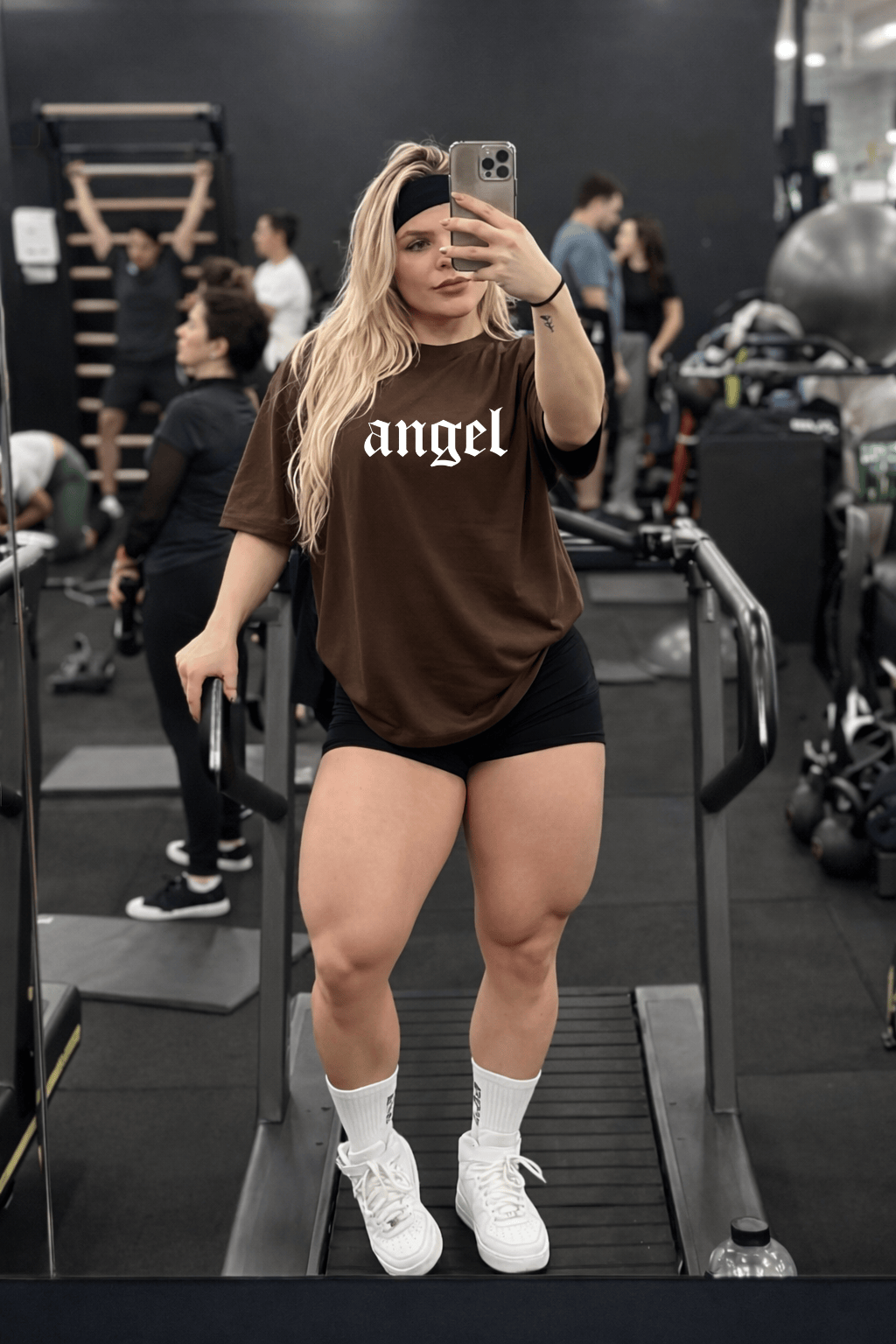 Camiseta Oversized Feminina - Urban Angel Attitude