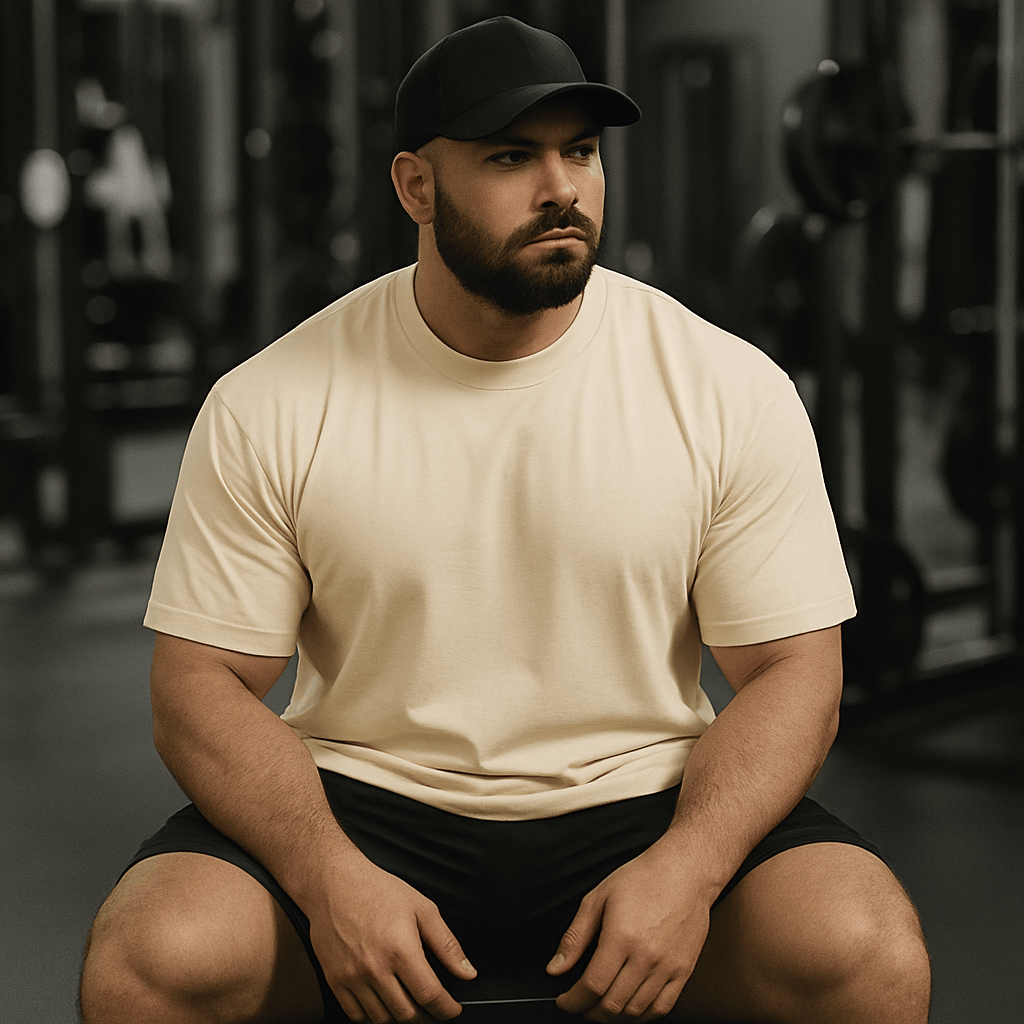 Camiseta Masculina | Estampa - Installing Muscles Preto