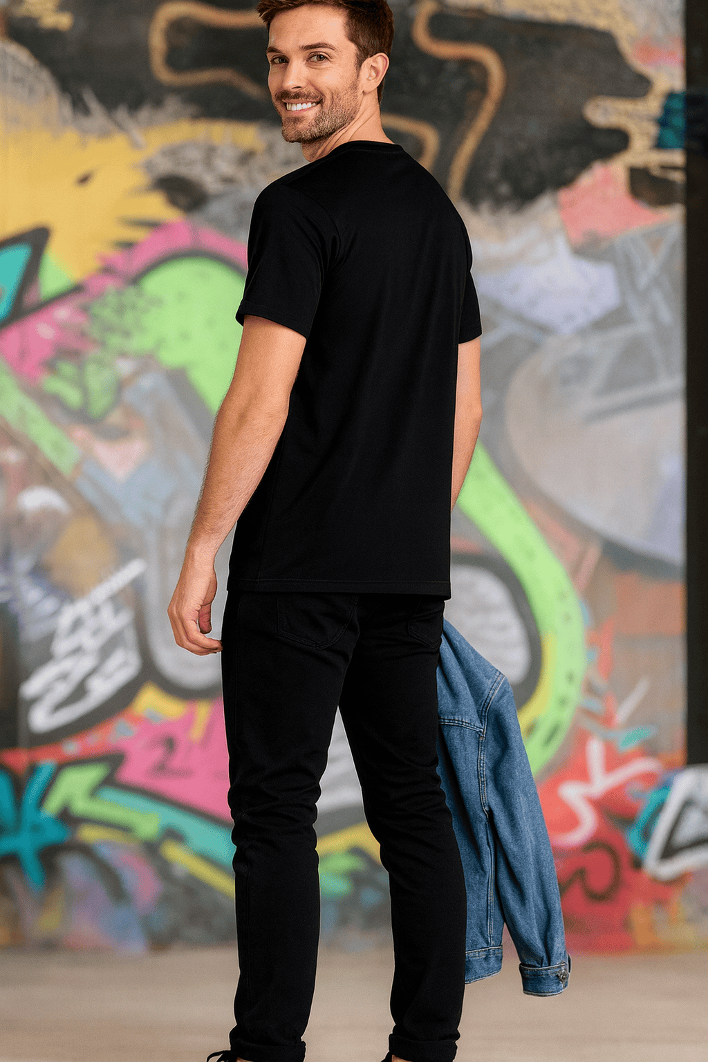 Camiseta Masculina Premium Casual - Space Explorer