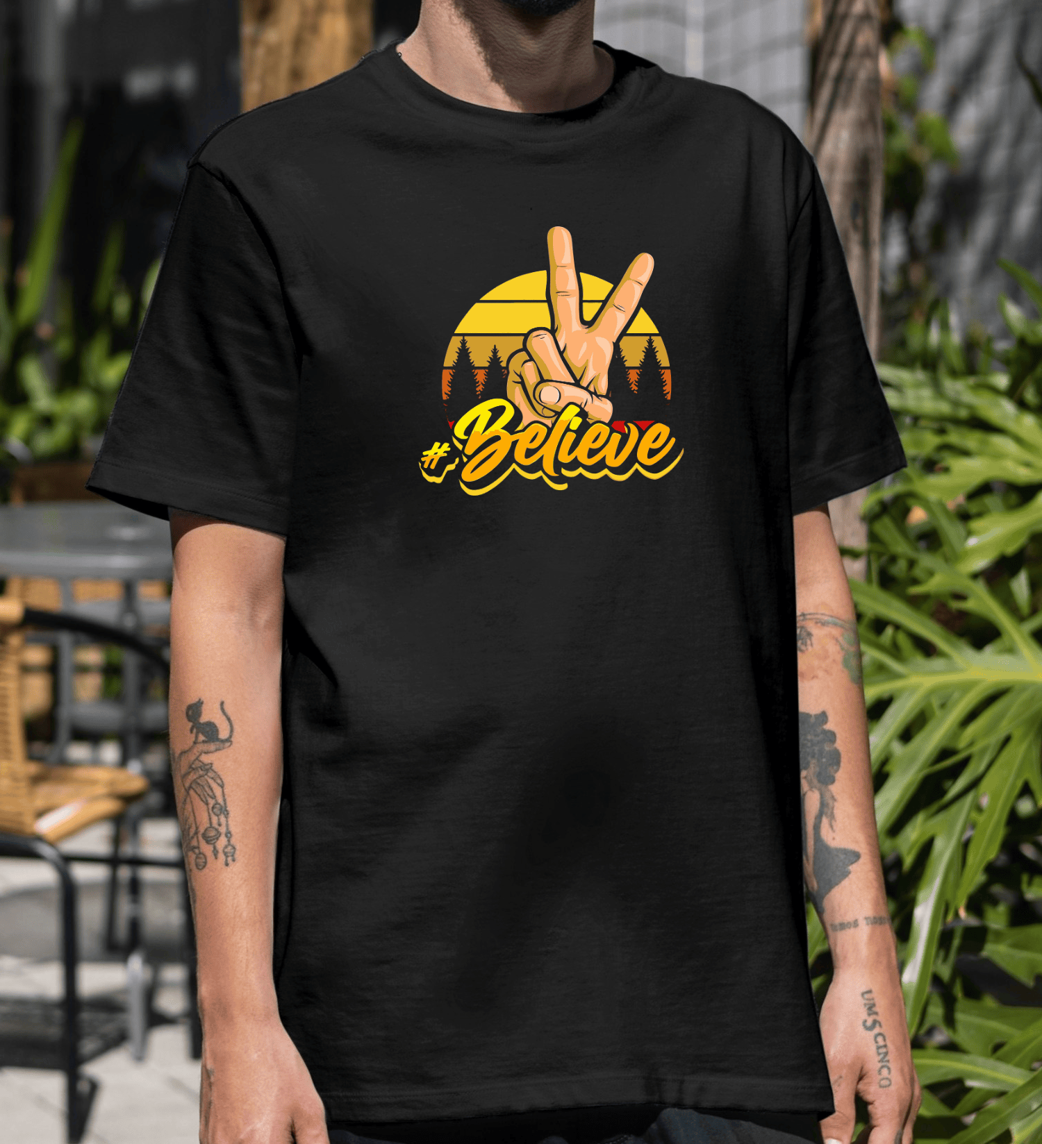 Camiseta Masculina Premium - Retrô Believe